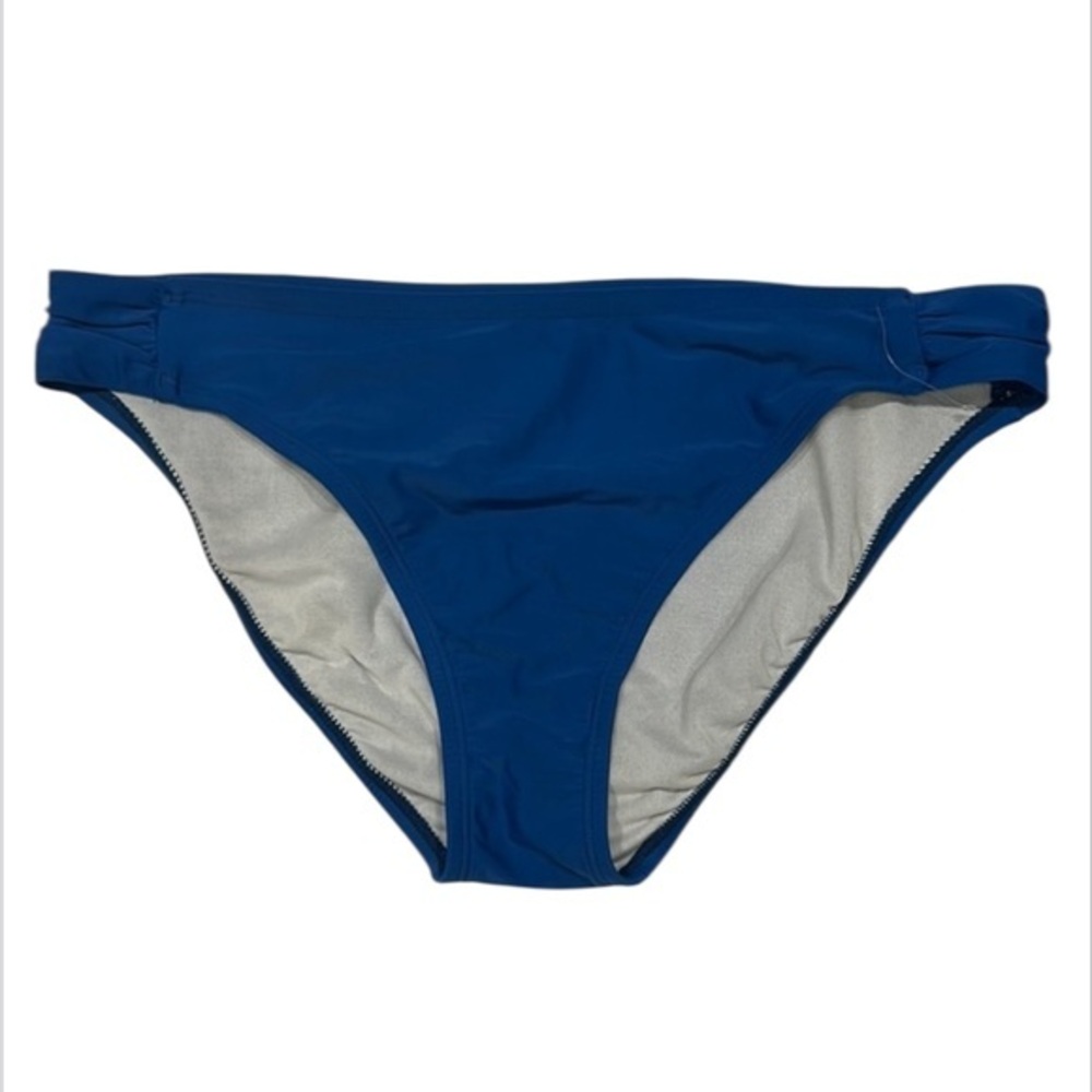 Beach Diva blue bikini swim bottoms size 16